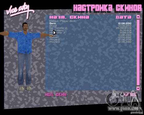 4 Skins et modèle pour GTA Vice City