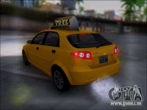 Chevrolet Lacetti Taxi für GTA San Andreas
