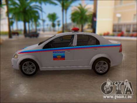 Chevrolet Aveo Police LNR pour GTA San Andreas