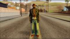 New Grove Street Family Skin v1 pour GTA San Andreas