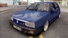 Volkswagen Golf 3 Blue für GTA San Andreas