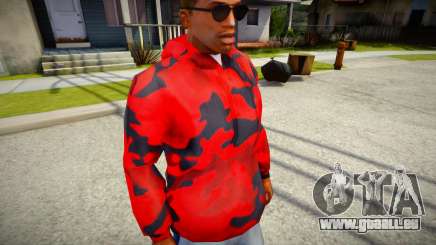 Red Camo Hoodie für GTA San Andreas