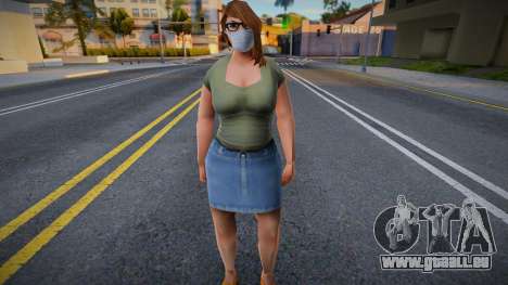 Dwfylc1 dans un masque de protection pour GTA San Andreas