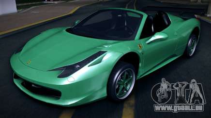 Ferrari 458 Spider 2011 für GTA Vice City