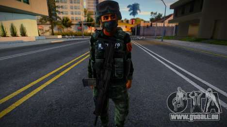 Elemento Del Ejercito Mexicano V4 für GTA San Andreas